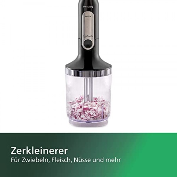 필립스 Viva 핸드 블렌더 800W SpeedTouch 포함 2-in-1 토고 마시는 병 스테인레스 스틸