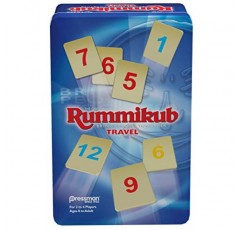 Travel Tin의 Rummikub - Pressman의 오리지널 러미 타일 게임, Blue(B07GLGBW9X)