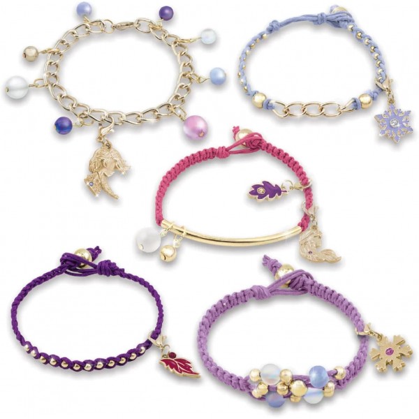 Make It Real 4380 디즈니: 겨울왕국 II-스와로브스키 크리스탈 드림스 주얼리 팔찌 세트