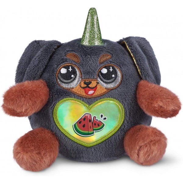 Rainbocorns Sparkle Heart Surprise Series 3, Puppycorn Surprise, Trixie the Daschund, Collectible Plush, 7 Layers of Surprises, Scratch and Reveal Heart, Ages 3+ (Daschund) Daschund (Trixie)