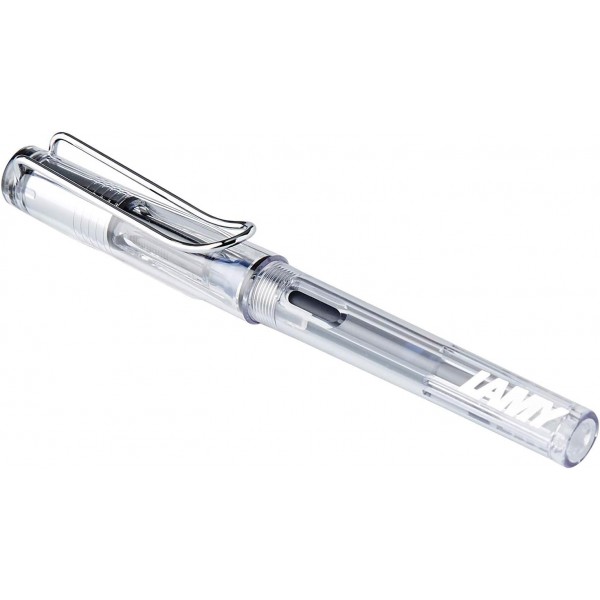 LAMY vista 만년필 012 - 펜촉 강도 M & ONLINE, 17026, 20x AA8 호환 라미 카트리지 블루, 범용 잉크 카트리지, 교체용 카트리지, 지울 수 있는, 세척 가능, 또한 잉크 카트리지 롤