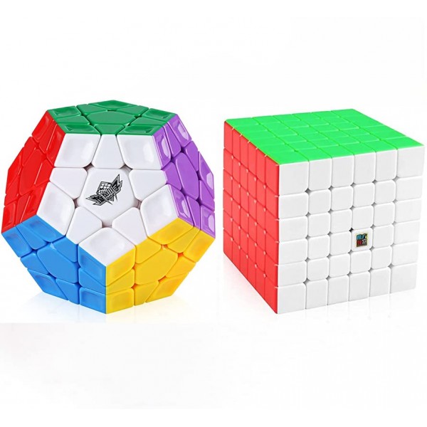 D-FantiX 사이클론 소년 3x3 메가밍크스 스티커 없는 스피드 큐브 및 Moyu Cubing 교실 메이롱 6x6 스피드 큐브