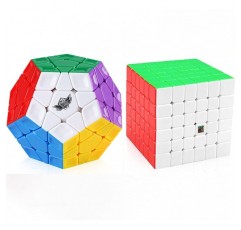 D-FantiX 사이클론 소년 3x3 메가밍크스 스티커 없는 스피드 큐브 및 Moyu Cubing 교실 메이롱 6x6 스피드 큐브