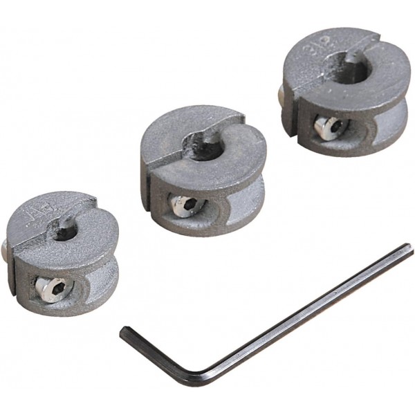 Wolfcraft Universal Dowel Jig (클린 코너용 실용 Dowel Jig) 및 Universal Depth Stop Set 3 Pcs. I 2755000 I 제한된 깊이 드릴링용