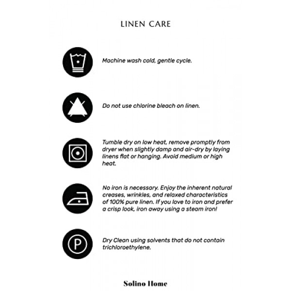 Solino 홈 리넨 식탁보 60 x 108인치 – 100% 순수 유럽 아마 리넨 차콜 그레이 식탁보 – 기계 세탁이 가능한 실내외용 직사각형 식탁보 – Athena