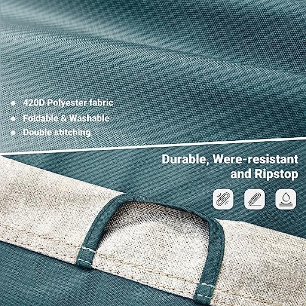 KingCamp 캠핑 침대, 성인용 접이식 휴대용 헤비 듀티 초경량 침대 캠핑 텐트 하이킹 배낭 등산 여행 실내 야외 실내 베이스 캠프 베개 포함, 지원 265파운드