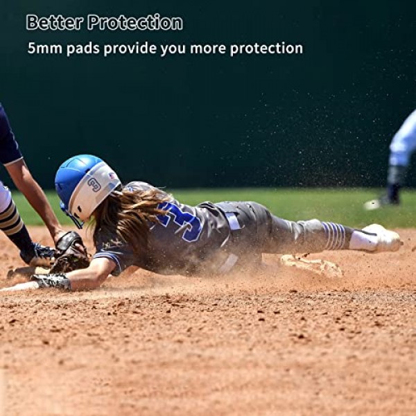 Youper 여성용 클래식 소프트볼 슬라이딩 반바지, 압축 패딩 슬라이더 반바지