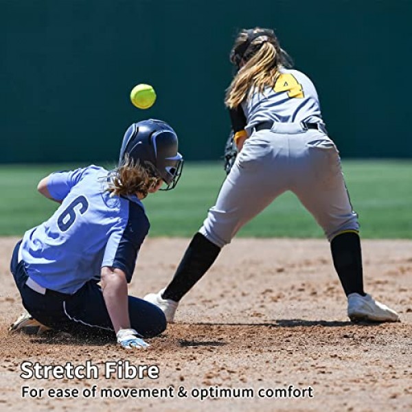 Youper 여성용 클래식 소프트볼 슬라이딩 반바지, 압축 패딩 슬라이더 반바지