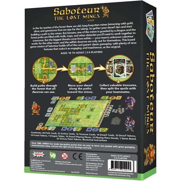 Amigo Games 5971 Saboteur: The Lost Mines, 멀티컬러