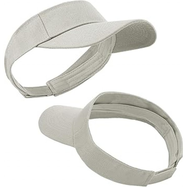 Cooraby Sports Sun Visor Hats 여성용 및 남성용 조절 가능한 선 바이저 캡