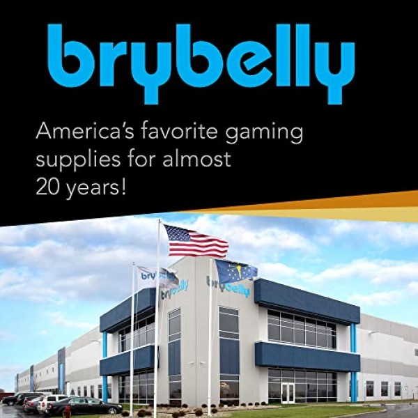 Brybelly 자동 카드 셔플러 6 데크 - 표준 크기 카드용 배터리로 작동되는 카드 셔플러 - 단일 버튼 작동