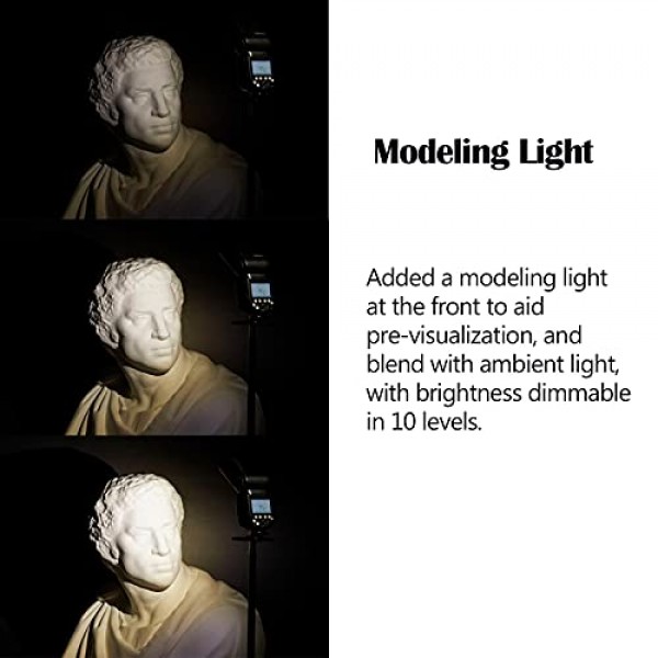 소니 플래시 스피드라이트용 Godox V860III-S 카메라 플래시 스피드라이트 2600mAh 1.5초 재활용 시간 및 480회의 최대 전원 플래시 Godox AK-R1 디퓨저, S-R1 어댑터(업그레이드된