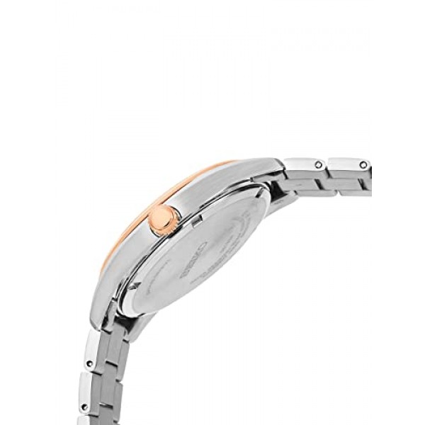 세이코 네오 클래식 쿼츠 블랙 다이얼 남성용 시계 SUR344P1