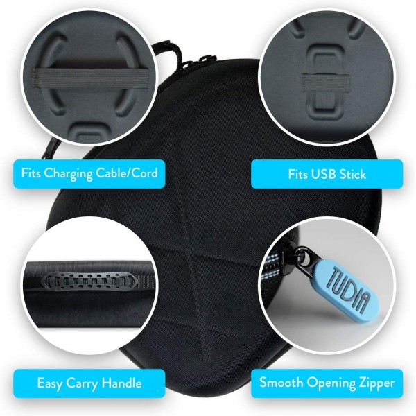 TUDIA EVA Logitech G933 G930 G430 G230 G35 무선 게임용 헤드셋 Mac PC 게임 헤드폰 마이크용 휴대용 케이스