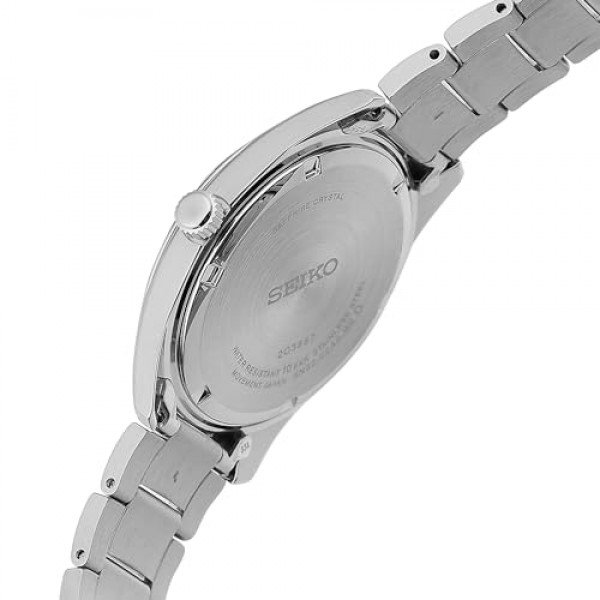 세이코 쿼츠 핑크 다이얼 남성용 시계 SUR523