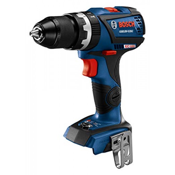 BOSCH GXL18V-251B25 18V 2도구 콤보 키트(1/4인치 포함) 그리고 1/2인치. 투인원 임팩트 드라이버, 컴팩트하고 견고한 1/2인치 해머 드릴/드라이버 및 (2) CORE18V 4.0 Ah 배터리