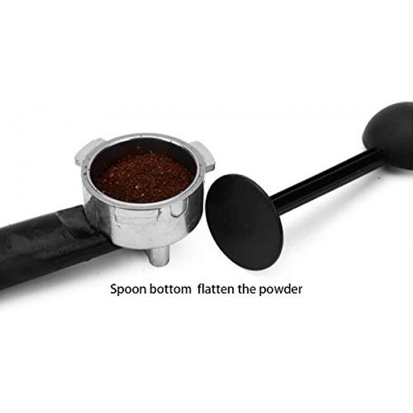 Lautechco 10g 에스프레소 커피 측정 숟가락 그라운드 커피 차 소금을위한 플라스틱 커피 특종 프레스 바닥 5.9x1.9 인치