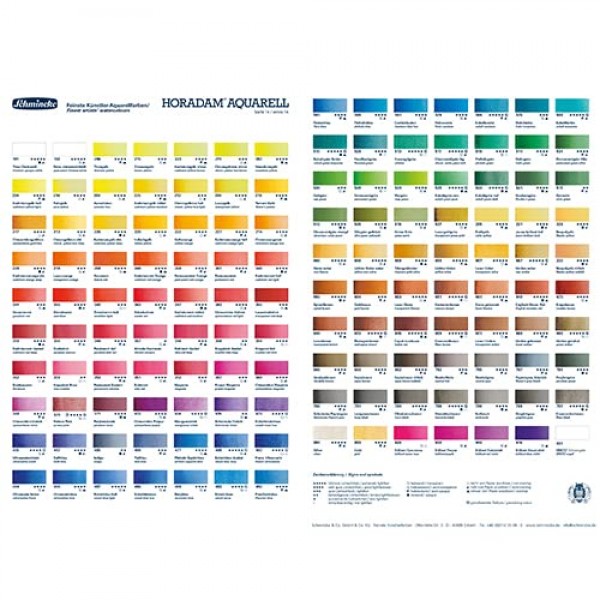 Schmincke - HORADAM® AQUARELL - 최고급 예술가 수채화 물감, 662 세피아 갈색 붉은색, 14 662 044, 1/2 팬