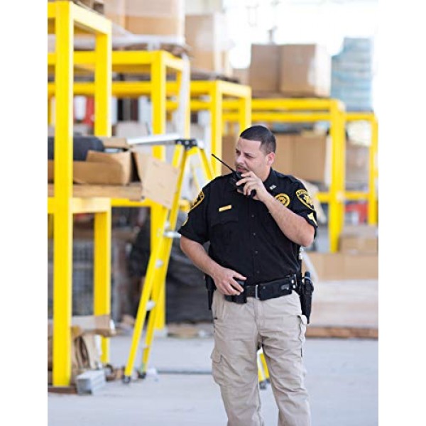 6 RDU4100 - UHF 4W 10채널 고강도 양방향 무전기 및 1 RLN6309 6 모토로라 솔루션 무선 충전기 - 업무용 블랙