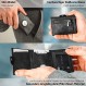 GenTo® Smartlet - 슬림 지갑 - 동전 수납칸이 있거나 없는 지갑 - TÜV 테스트를 거친 RFID NFC 보호 - 소형 미니 지갑 - 남성용 및 여성용 얇고 슬림한 카드 케이스 - 선물 상자