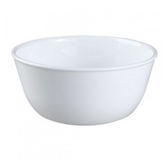 Corelle Coordinates Wh Corelle Livingware 슈퍼 유리 수프/시리얼 그릇, 28온스, 겨울 프로스트 화이트, 3개 세트