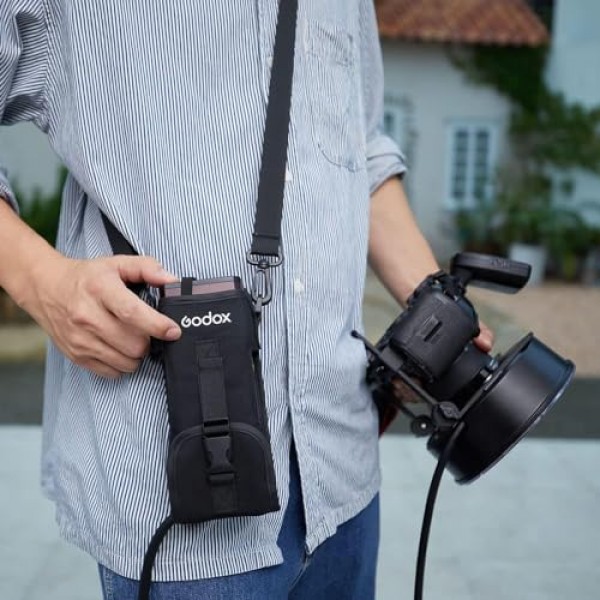 GODOX CB-57 Godox AD200 AD200Pro 포켓 플래시용 크로스 바디 미니 캐리 백
