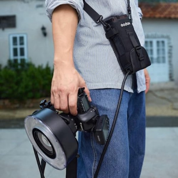 GODOX CB-57 Godox AD200 AD200Pro 포켓 플래시용 크로스 바디 미니 캐리 백