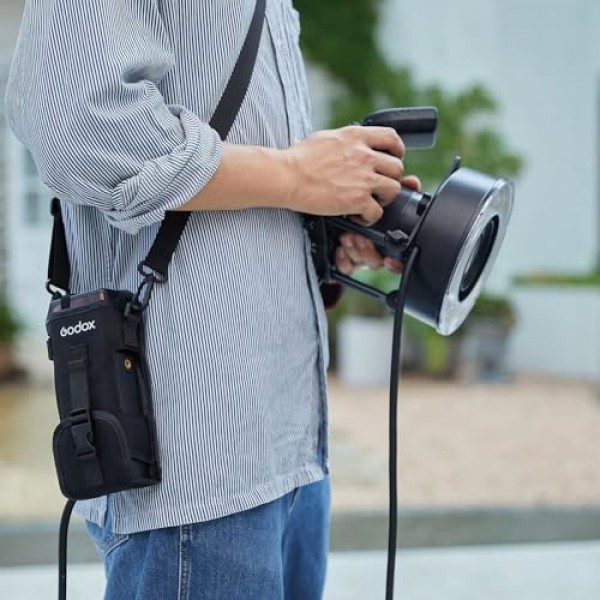 GODOX CB-57 Godox AD200 AD200Pro 포켓 플래시용 크로스 바디 미니 캐리 백