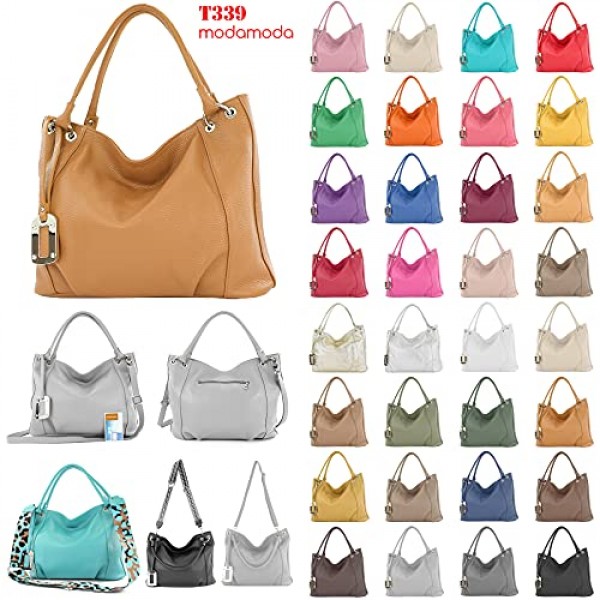modamoda de - T339 - 이탈리안 가죽 숄더백 쇼퍼