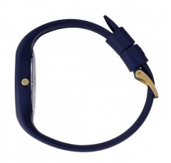Ice-Watch - ICE Flower Twilight Daisy - 실리콘 스트랩이 달린 블루 여성용 시계 - 019208(미디엄), 파란색, 019208