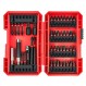 YIYITOOLS 스크루드라이버 비트 세트 45피스, 드릴 및 드라이버용 임팩트 드라이버 비트 세트, 목재 금속 시멘트 드릴링 및 스크루드라이빙용 보관 케이스에 들어 있는 
