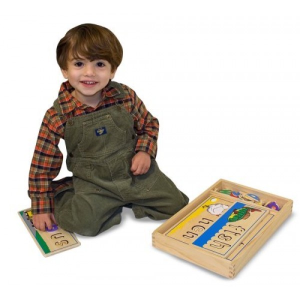 멜리사 & 더그 See & Spell 나무 놀이 세트 + 무료 스크래치 아트 미니 패드 번들 [29407]