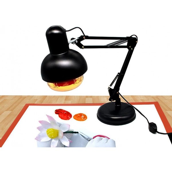 Duebel isomalt 가열 램프, e27 전구, 접힌 및 회전 램프 스탠드, 베이커, 제과 용 isomalt 히터 라이트