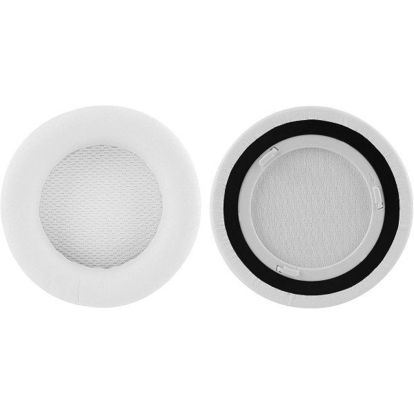 Corsair Virtuoso RGB, Virtuoso RGB Wireless SE, Virtuoso RGB Wireless XT 헤드폰 이어패드, 헤드셋 이어패드 수리용 Geekria QuickFit 단백질 가죽 교체용 이어패드(흰색)