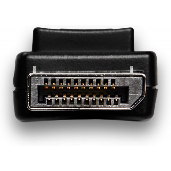 StarTech.com DisplayPort-HDMI 어댑터 - 4K 60Hz HDR10 활성 DisplayPort 1.4-HDMI 2.0b 비디오 컨버터 - 모니터/디스플레이/TV용 4K DP-HDMI 어댑터 동글 - 래칭 DP 커넥터(DP2HD4K60H)