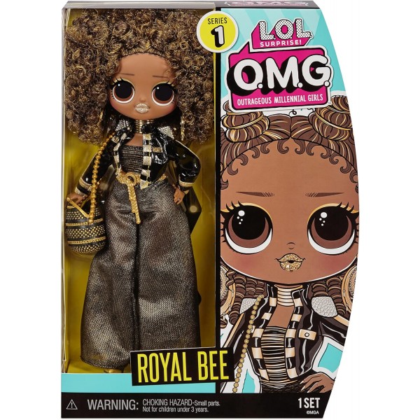 ㅋㅋㅋ. 놀라다! 580522EUC LOL Surprise OMG Core Series 1 Doll-Royal BEE-Fierce Fashions, Accessories, Shoes, & More-Re-Release Collectable-남녀 4세 이상 싱글