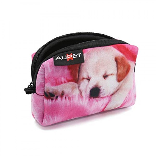 소니 삼성 니콘 캐논 코닥에 대한 스트랩과 AUPET 핑크 개 디지털 카메라 케이스 가방 파우치 동전 지갑
