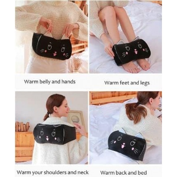 Nile Robust 3 in 1 온수 병 벨트 | 성인과 어린이에게 적합한 허리, 등, 다리, 목 및 어깨용 소프트 벨트 + 온수병 1L + 소프트 온수병 커버