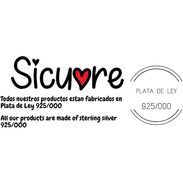 여성 남성용 Sicuore Santiago 십자가 목걸이 – 925 스털링 실버 45cm 실버 체인 및 선물 상자 포함