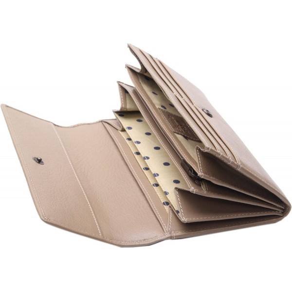 Esquire 페루 지갑 RFID 가죽 18.5 cm 회갈색 프리 사이즈