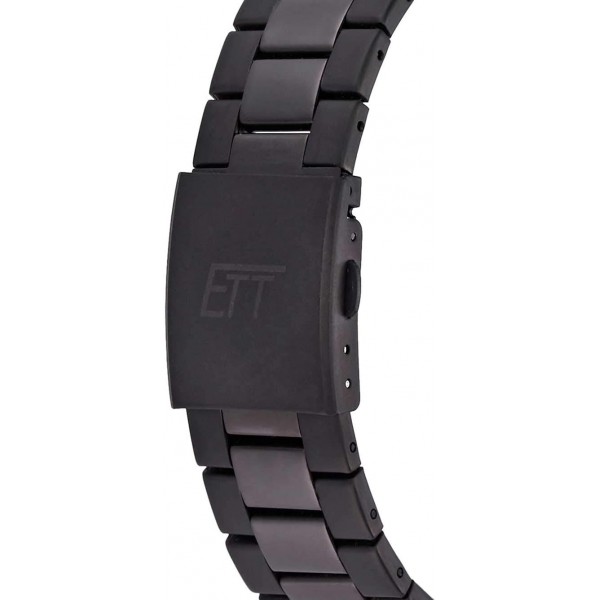 Ett Funk, Solar Funkuhr EGS-11390-25M (Ø x H) 48mm x 12mm 블랙 케이스소재=Edelstahl Materi