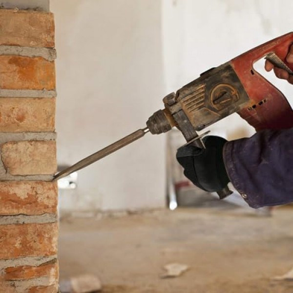 Intra-FIT 전문 방진 장갑, EN388 인증, 헤비듀티 잭 방해기 장갑