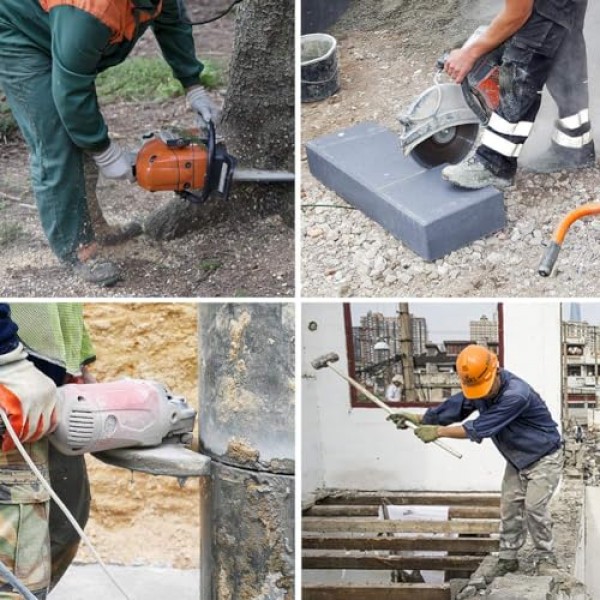 Intra-FIT 전문 방진 장갑, EN388 인증, 헤비듀티 잭 방해기 장갑