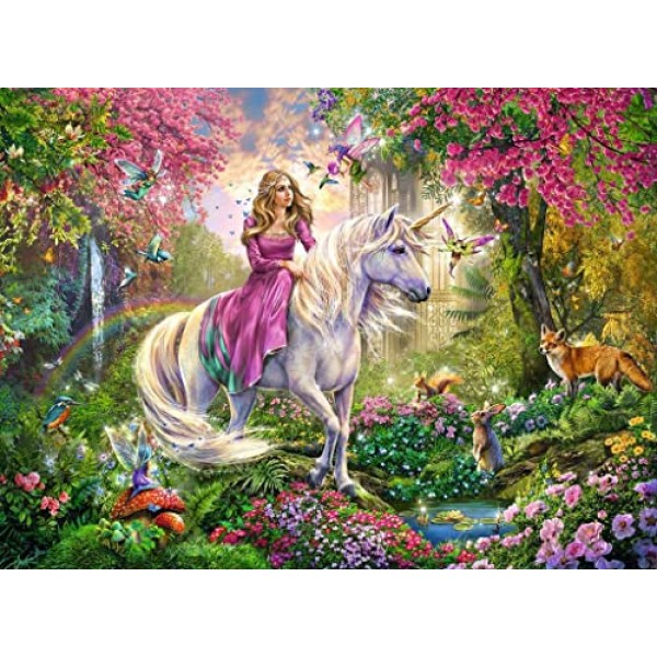 Ravensburger 10641 Magical Ride 직소 퍼즐 회색, 2X-대형