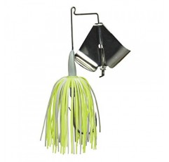 태클 HD 3/8온스 월드와이드 버저 낚시 미끼, 머스타드 울트라 포인트 낚시 후크 및 프로 시리즈 스커트가 포함된 버즈 미끼, 민물용 탑 워터배스 낚시 미끼, 화이트/차