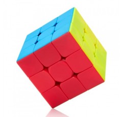 스피드 큐브: Roxenda Profession 3x3x3 스피드 큐브 - 빠르고 부드러운 회전 - 견고한 내구성 및 스티커 없는 반투명, 최고의 3D 퍼즐 마법 장난감 - 원본보다 빠르게 회전