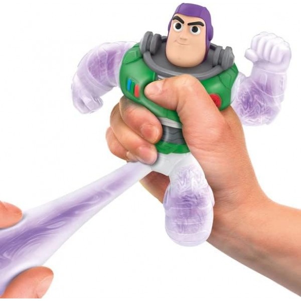 Heroes of Goo Jit Zu Zu 독특한 필링이 있는 슈퍼 스트레치 액션 피규어 라이선스 라이트이어 에디션: Alpha Buzz