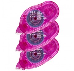 Tombow 62149 모노 접착식 도트 어플리케이터 리필, 3팩. 부드러운 도포를 위한 간편한 리필, 다양한 색상, Value Pack