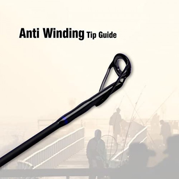 Fiblink 서핑 캐스팅 낚싯대 흑연 여행용 낚싯대