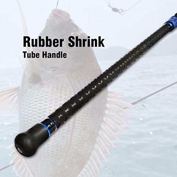 Fiblink 서핑 캐스팅 낚싯대 흑연 여행용 낚싯대